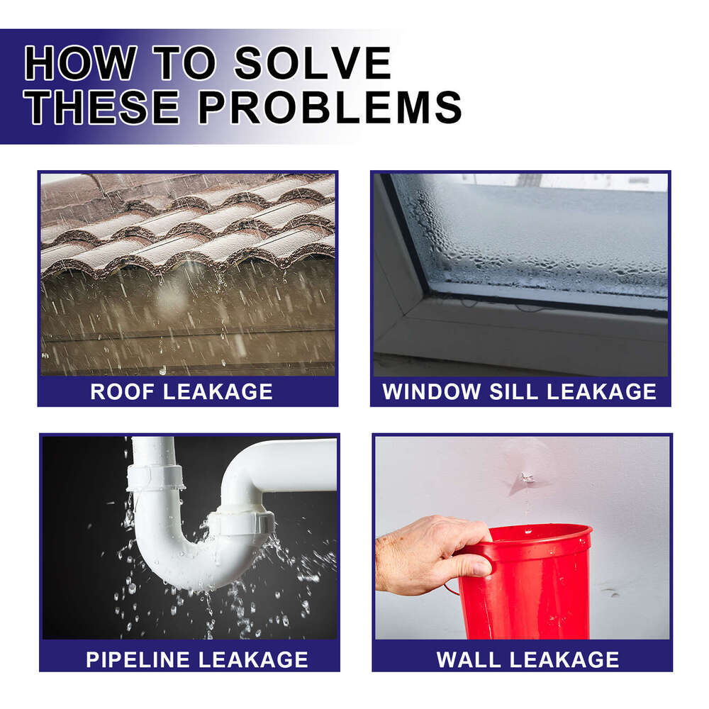 Waterproof Coating for Bathroom Kitchen Exterior Wall Balcony Roof Tile Leak Repair Glue S260202