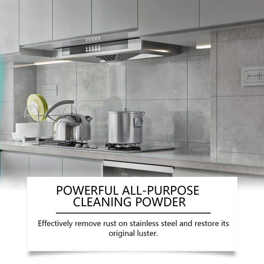 Multi-Purpose Cleaning Powder Cleaner for Stove and Kitchen Utensils Oil Stain Remover S260202