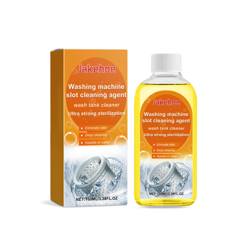 Jakehoe Drum Automatic Washing Machine Cleaner Stain Remover Liquid for Top and Front Load Washers S260202