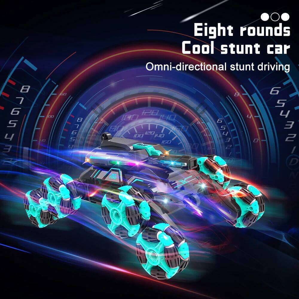 RC Stunt Car Kids Double Sided Flip Cars 2.4G Wireless Remote Control High Speed 360 Rotation Drift Auto Toys Y260131