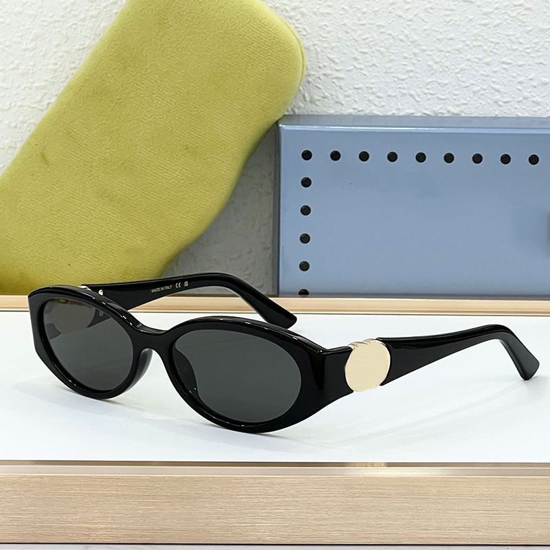 Sunglasses designer hollowed out logo board sunglasses men GG1662SA retro oval women high-end sunglasses