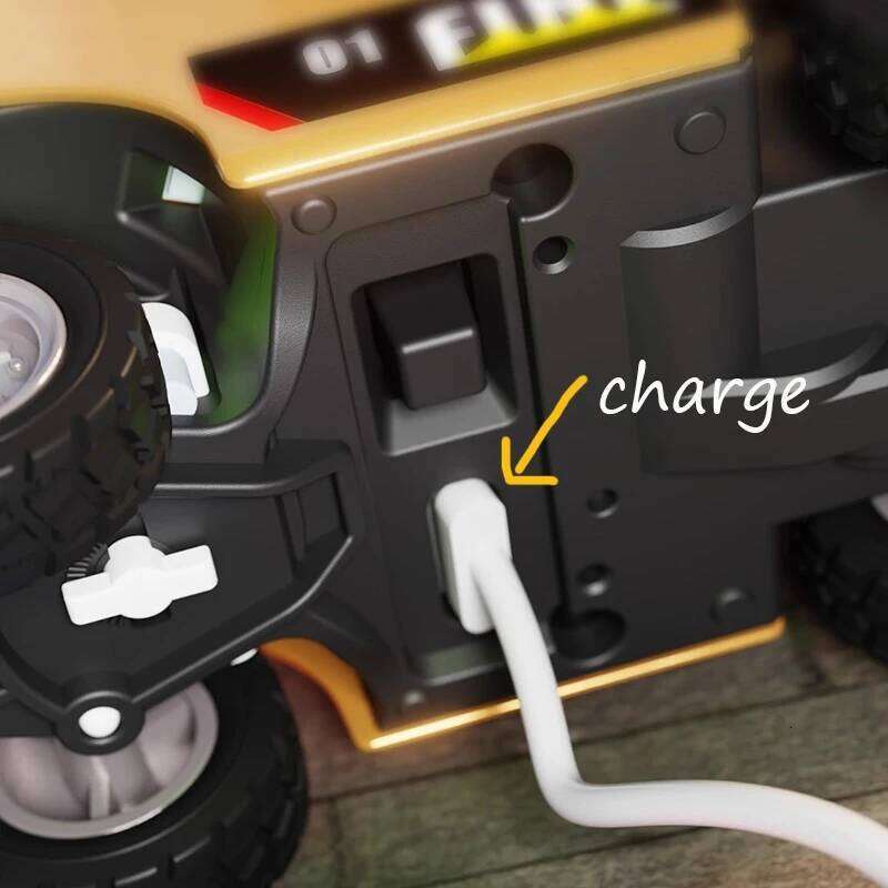 1/64 RC Alloy Forklift Engineering Vehicles Model Collection Mini Remote Control Simulational Trucks Car Toy For Boy Adults Gift Y260131