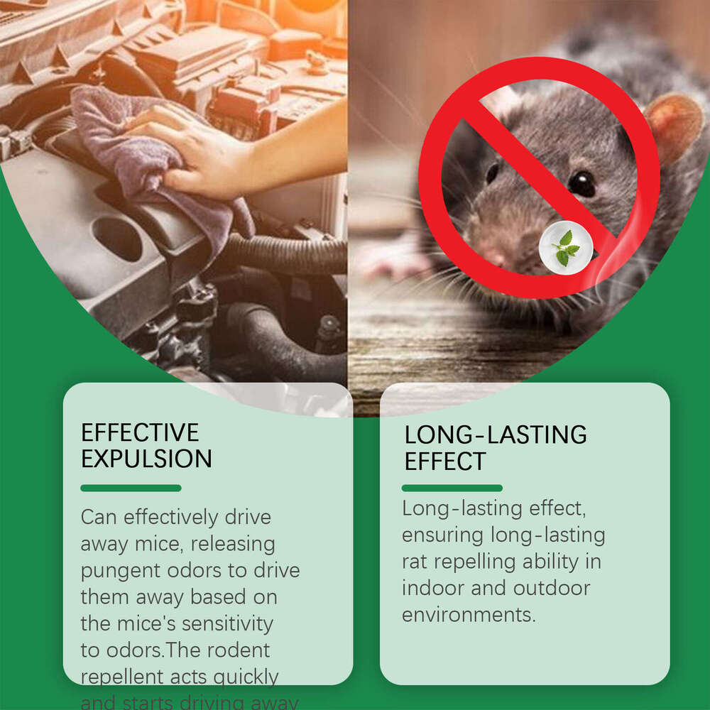 MoonSpry Mint Car Engine Outdoor Indoor Mouse Killer Repellent Spray S260202