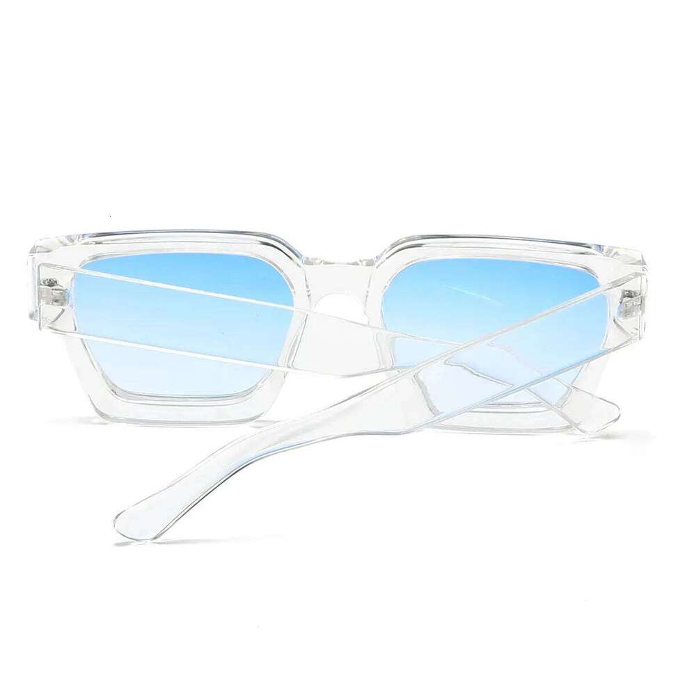 JNPCXI Fashion Square Women Luxury Sunglasses Retro Gradient Blue Designer Men Trending Sun Glasses Shades UV400 H260202