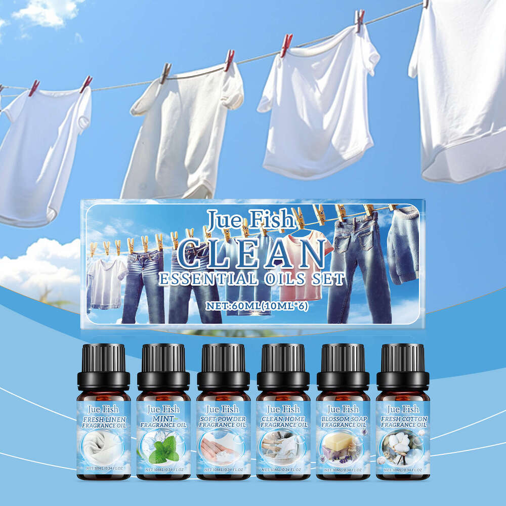 Cleaning Set Fresh Natural Humidifier Long-lasting Fragrance Essential Perfume Oil S260202