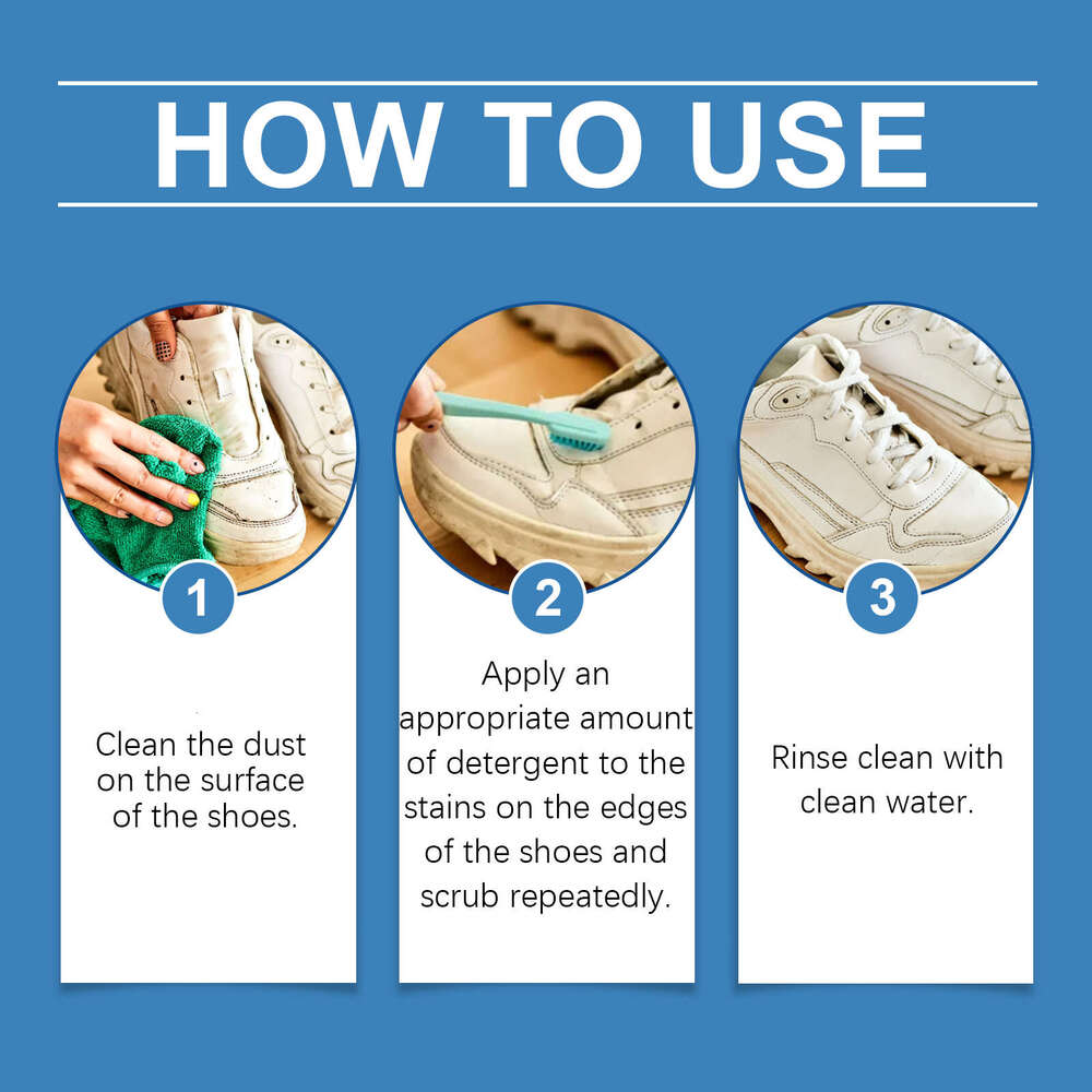 Cleaner White Cleaning Whitening Stain Brightening Shoe Yellowing Removal S260202