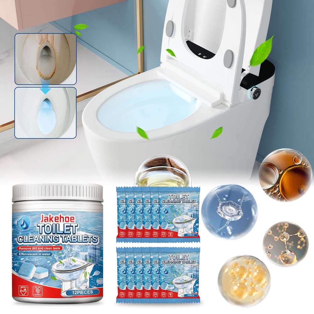 Jakehoe Bucket Pack Household Bathroom Toilet Deodorizing Urine Stains Cleaning Tablets S260202