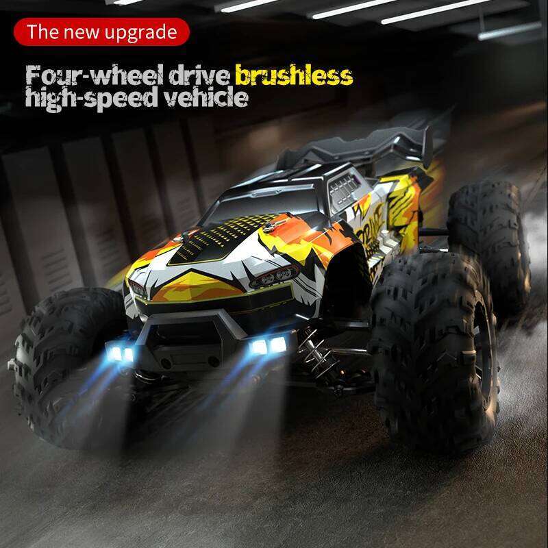 Wltoys Q117 1/16 RC 4WD Remote Control Car LED Headlights Brushless 70KM/H 2.4G High Speed Off-Road Drift Toys for Children Y260131