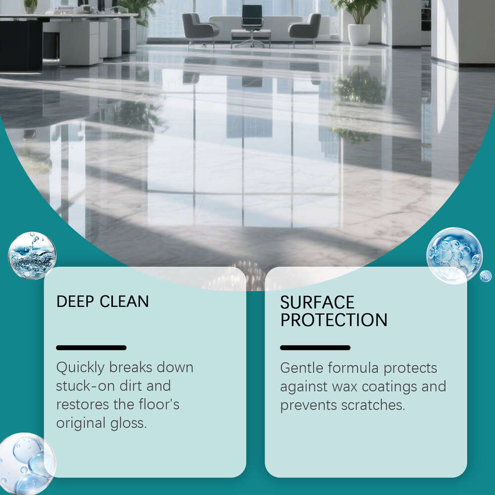 JUE FISH Floor Liquid Stain Remover for Floors Shine and Clean Daily Household Cleaning Supplies S260202