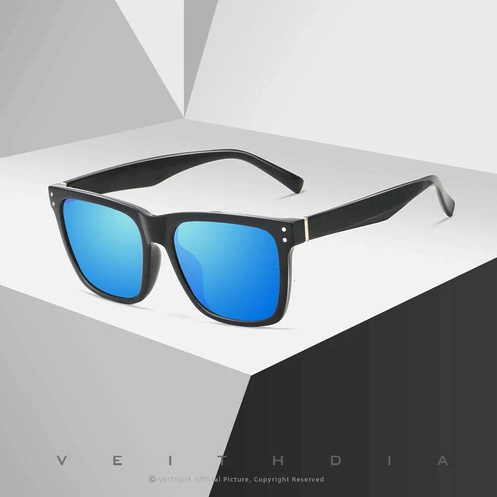 VEITHDIA Sunglasses Unisex Retro TR90 Square Photochromic Mirror Polarized UV400 Vintage Eyewear Sun Glasses For Men/Women V7018 H260202