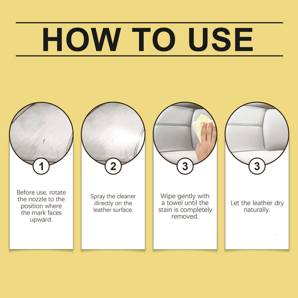 Sofa Stain Cleaner Leather Furniture Renovation Cleaning Care Agent S260202