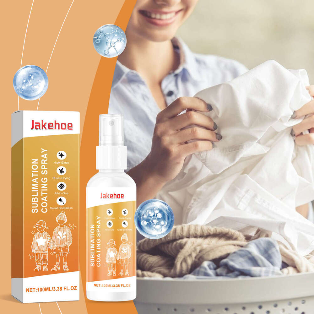 Jakehoe Cotton Shirt Sublimation Coating Clothing Heat Transfer Anti-Stain Multi-Purpose Spray S260202