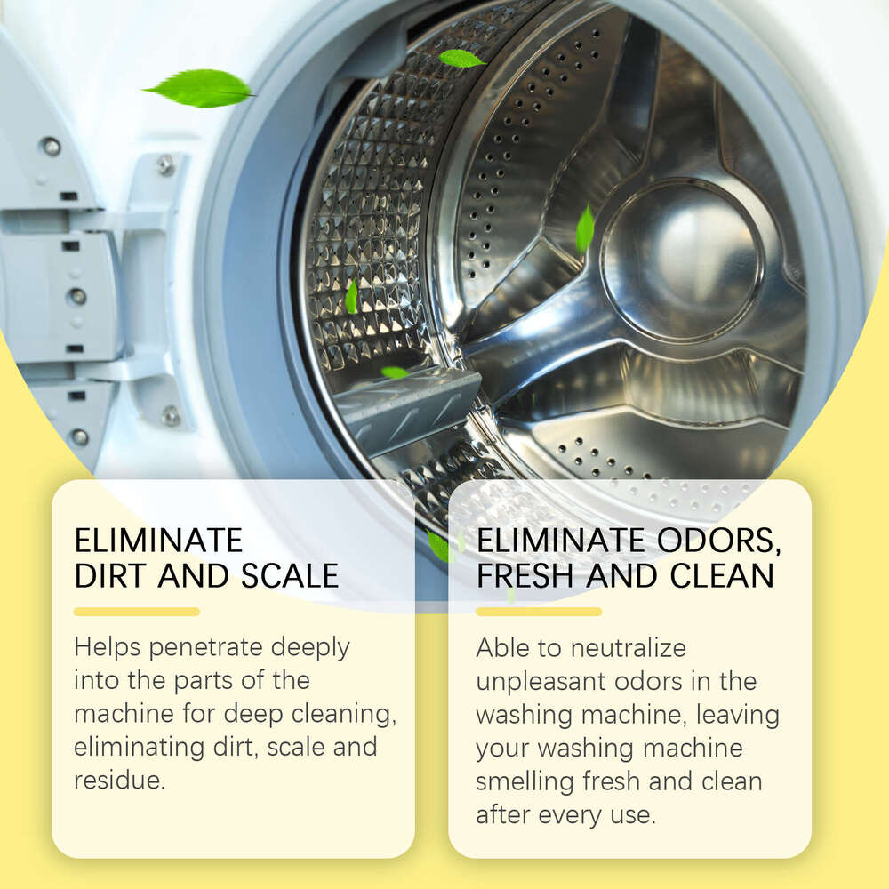 JAKEHOE Household Washing Machine Drum Cleaning Dirt Removal Odor Cleaner S260202