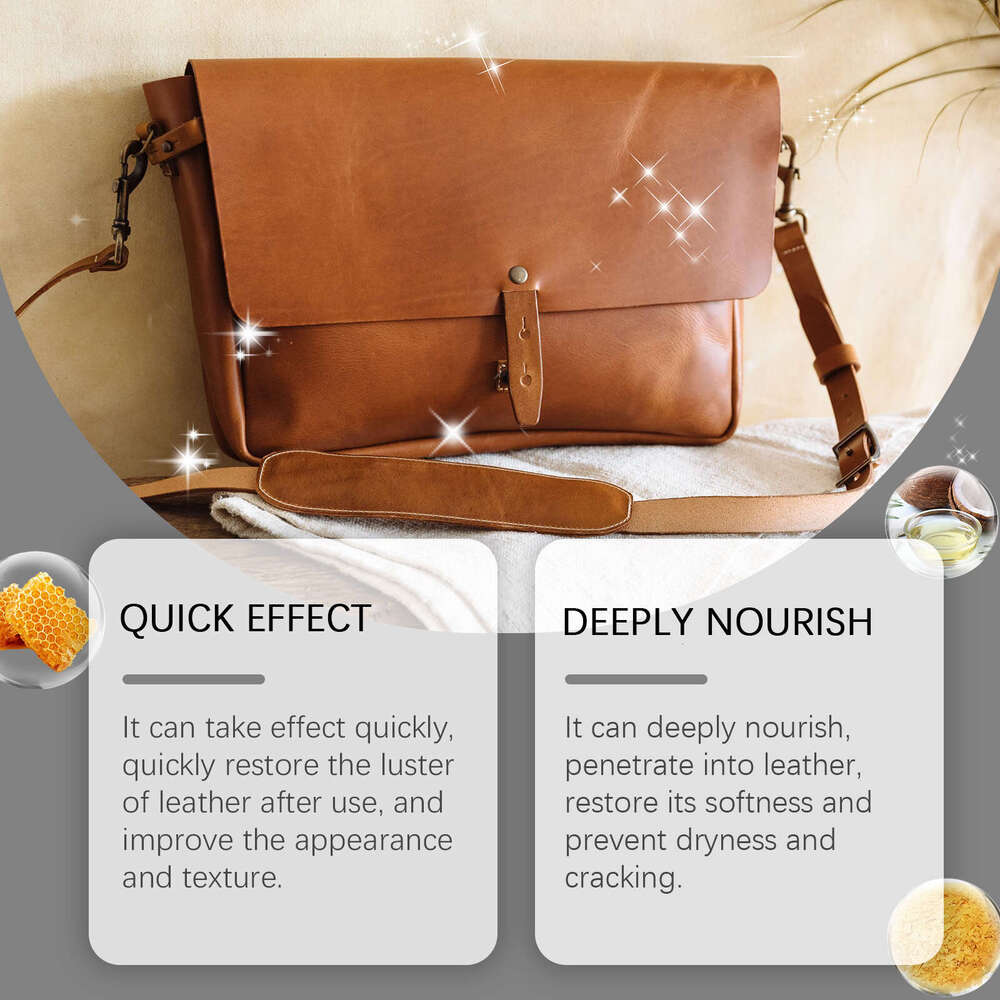 JAKEHOE Cream Furniture Polishing Care Leather Sofa Cleaning Renovation Maintenance Agent S260202