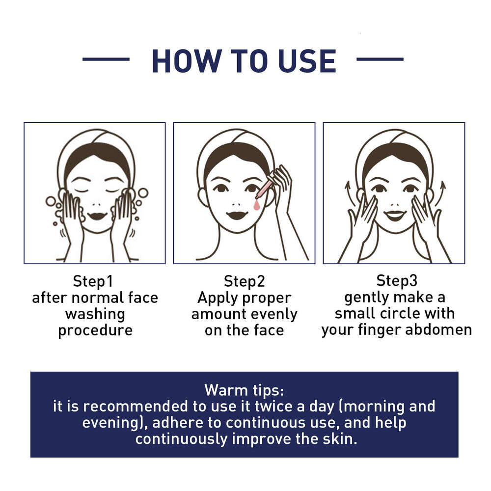 EELHOE Collagen Anti-Aging Serum Fade Fine Lines Nasolabial Folds Hydrating Moisturizing Firming Skin Anti-Wrinkle S260131