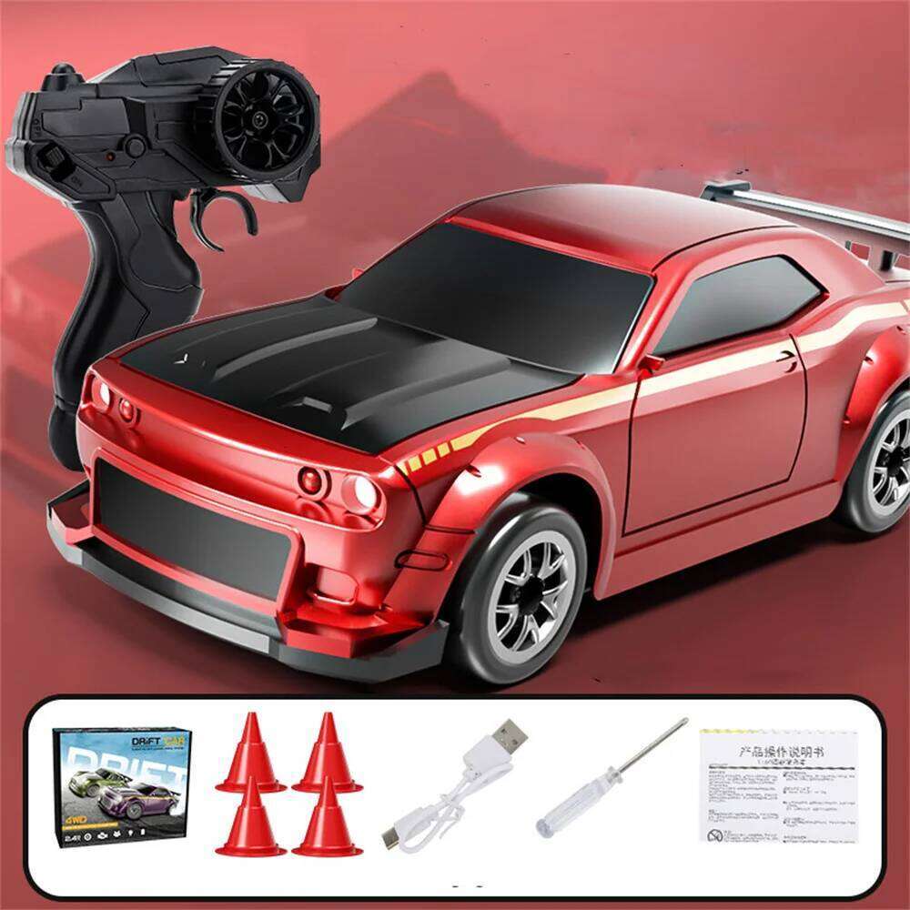XCL-165 1/64 2.4G 4WD Drift RC Car Mini LED Light Full Proportional Remote Control High Speed On-Road Racing Vehicle Mode Y260131