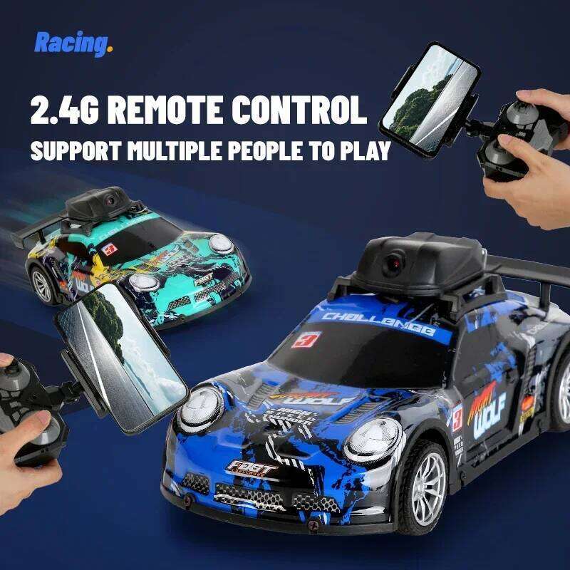 Rc with Camera HD Wifi Fpv Racing Cars Remote Offroad Buggy Vehicle App Control Electric Drift Car for Boys Kids Y260131