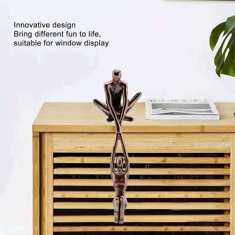 Male Female Art Abstract Lover Decoration Home Desktop Romantic Couple Dance Resin Sculpture Artwork Y260202