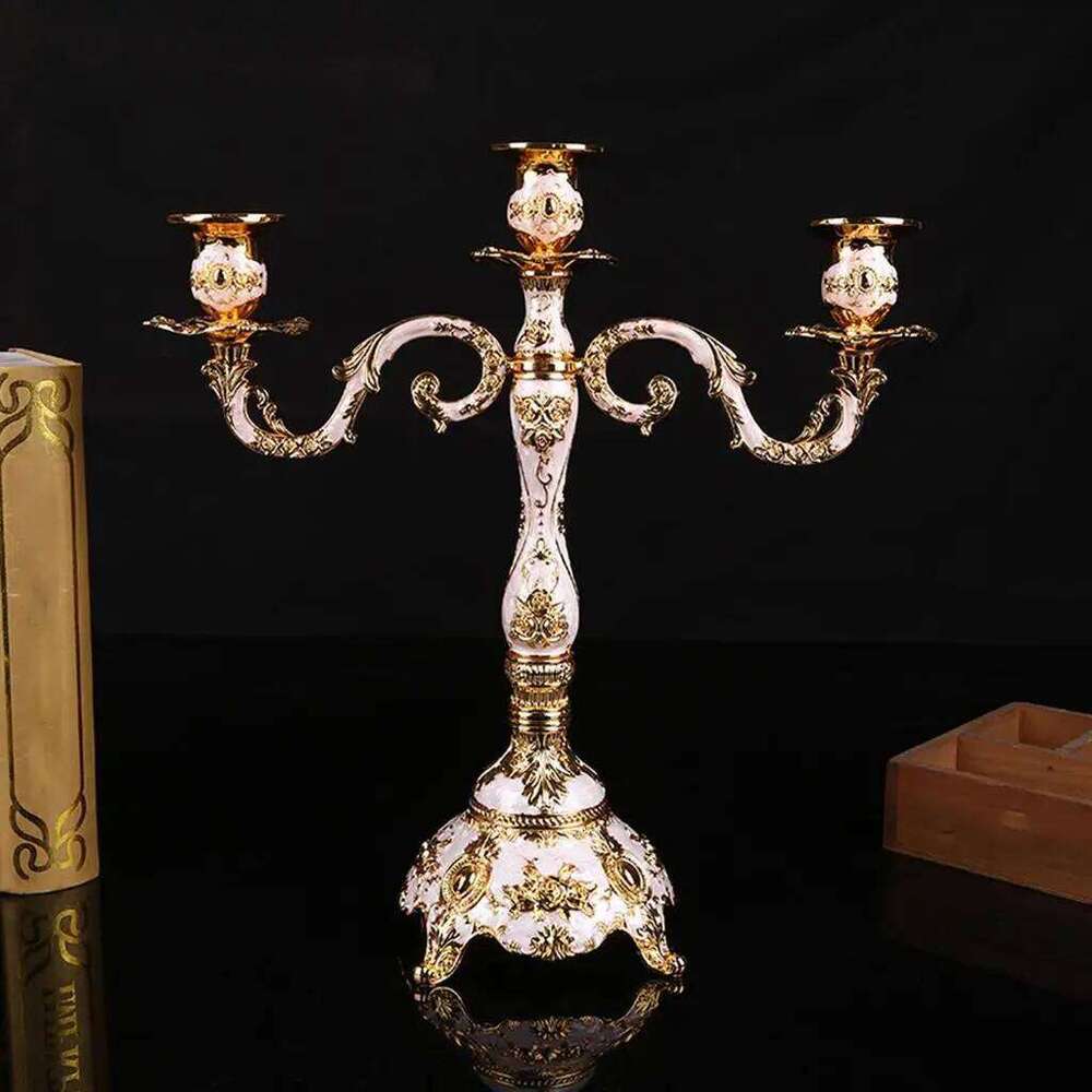 Candlestick 3/5 Head Wedding Pillar Candle Holder Romantic Candelabra Y260131
