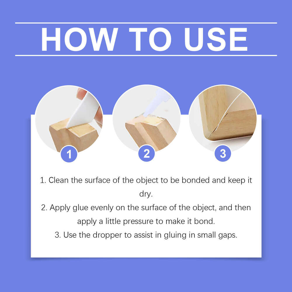 JUE FISH Edge Sealing Long-lasting Beautiful Multi-surface Portable Care Glue S260202