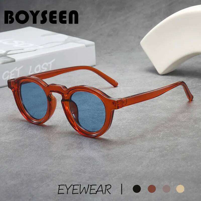 2025 Thick Framed Oval Sunglasses For Men American Style Gray Eyewear Retro Leopard Print Glasses UV400 Prescription H260202