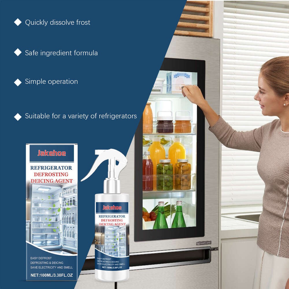 Jakehoe Refrigerator Freezer Anti-Icing Snow Melting Cleaning Ice Removal Cold Storage Defrosting Agent S260202
