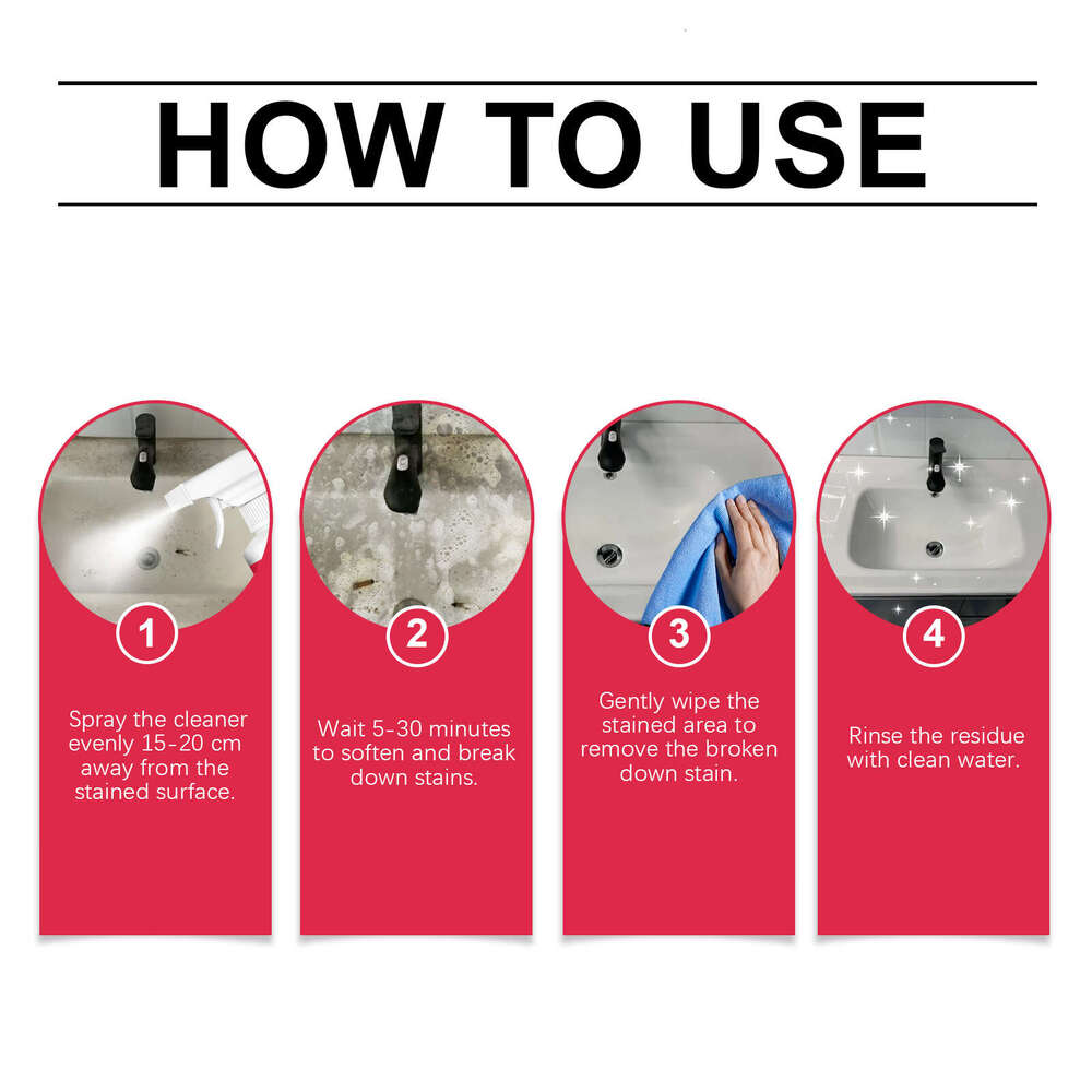 JAKEHOE Dissolver Indoor Wall Bathroom Tile Cleaner Dirt Multi-Effect Cleaning Spray S260202