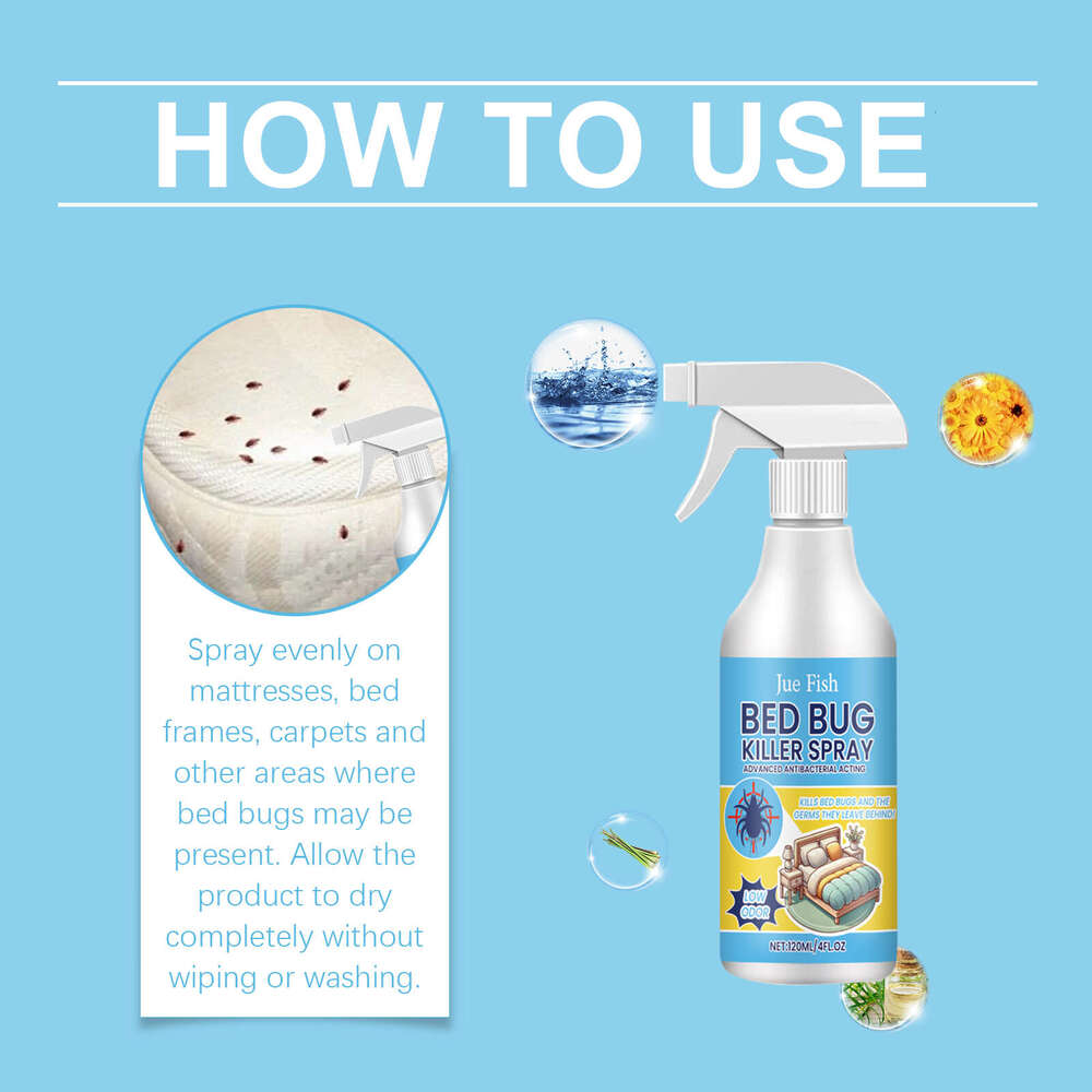 Bug for Dormitory Bed Bedroom Lice and Mite Removal Spray S260202