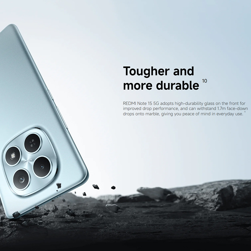 Xiaomi Redmi Note 15 5G Global Version Snapdragon 6 Gen 3 NFC 108MP camera 5520mAh 120Hz 6.77" AMOLED display