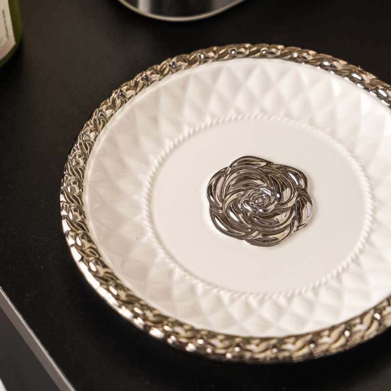 Home Ceramic Coffee Cup And Saucer Set Embossed Luxurious And Elegant French/european-style Coffee Cups Perfect As Gifts