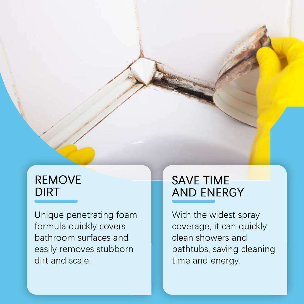 Removal Cleaning Spray Clean Bathroom Glass Door Bathtub Stain and Water Spot Cleaner S260202