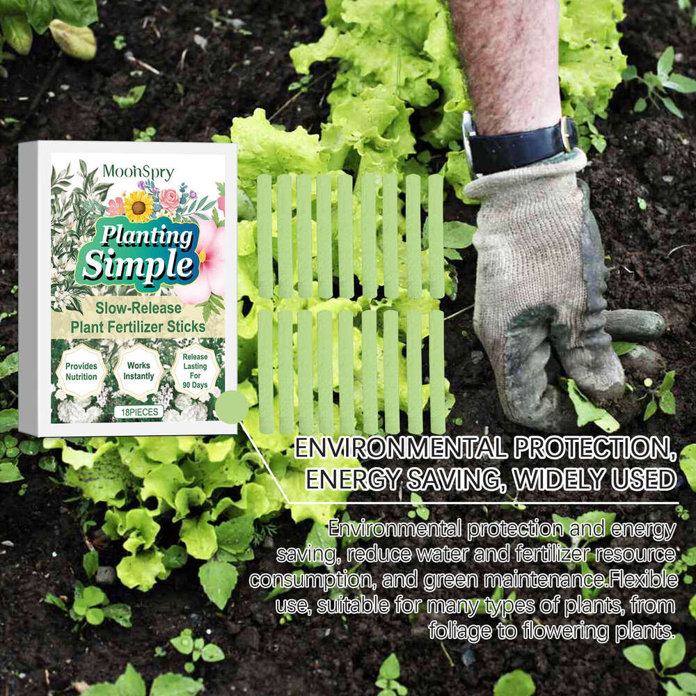 MOONSPRY Nutrition Stick Home Use Flower Green Potted Growth Cultivation Plant Slow Release Nutrient Agent S260202