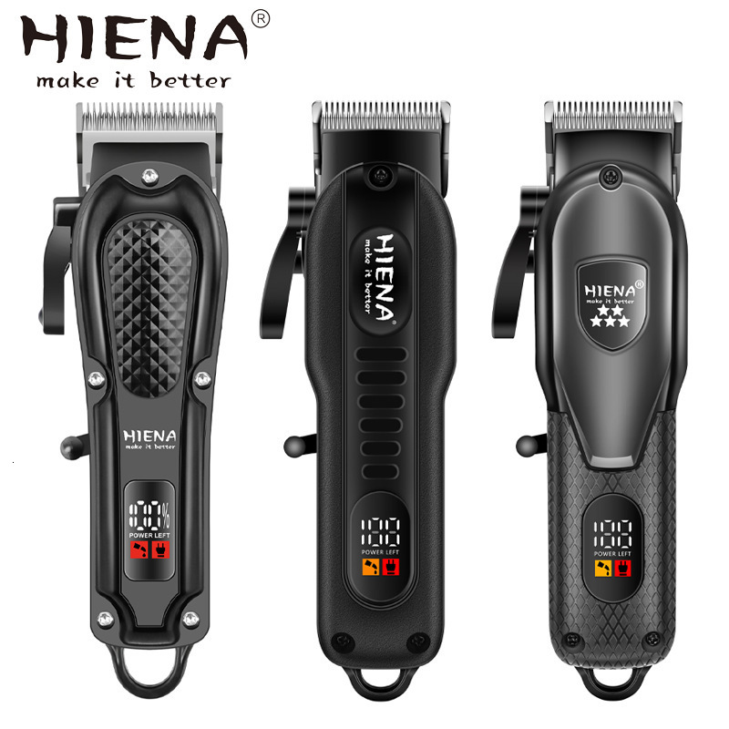 Luxury Professional Barber Hair Clipper Rechargeable Electric Finishing Cutting Machine Men Beard Trimmer Shaver Cordless Y260307
