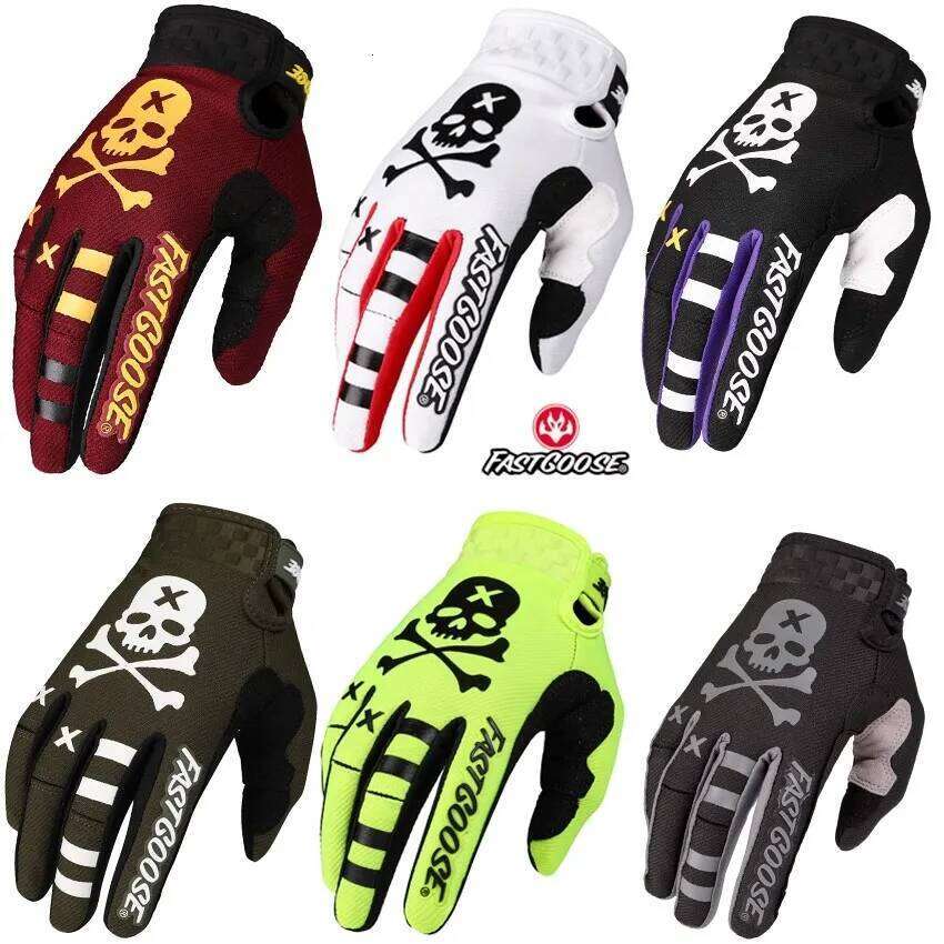 FASTGOOSE Motocross MX Motorcycle Full Finger Bike BMX MTB ATV Off Road Mountain Cycling Luvas Moto Sports Gloves XJ260202