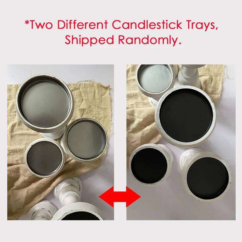 Solid Wood White Candlestick Tabletop Retro Candle Holder Home Decoration Wooden Candles Rack Nostalgic Photography Props Y260131