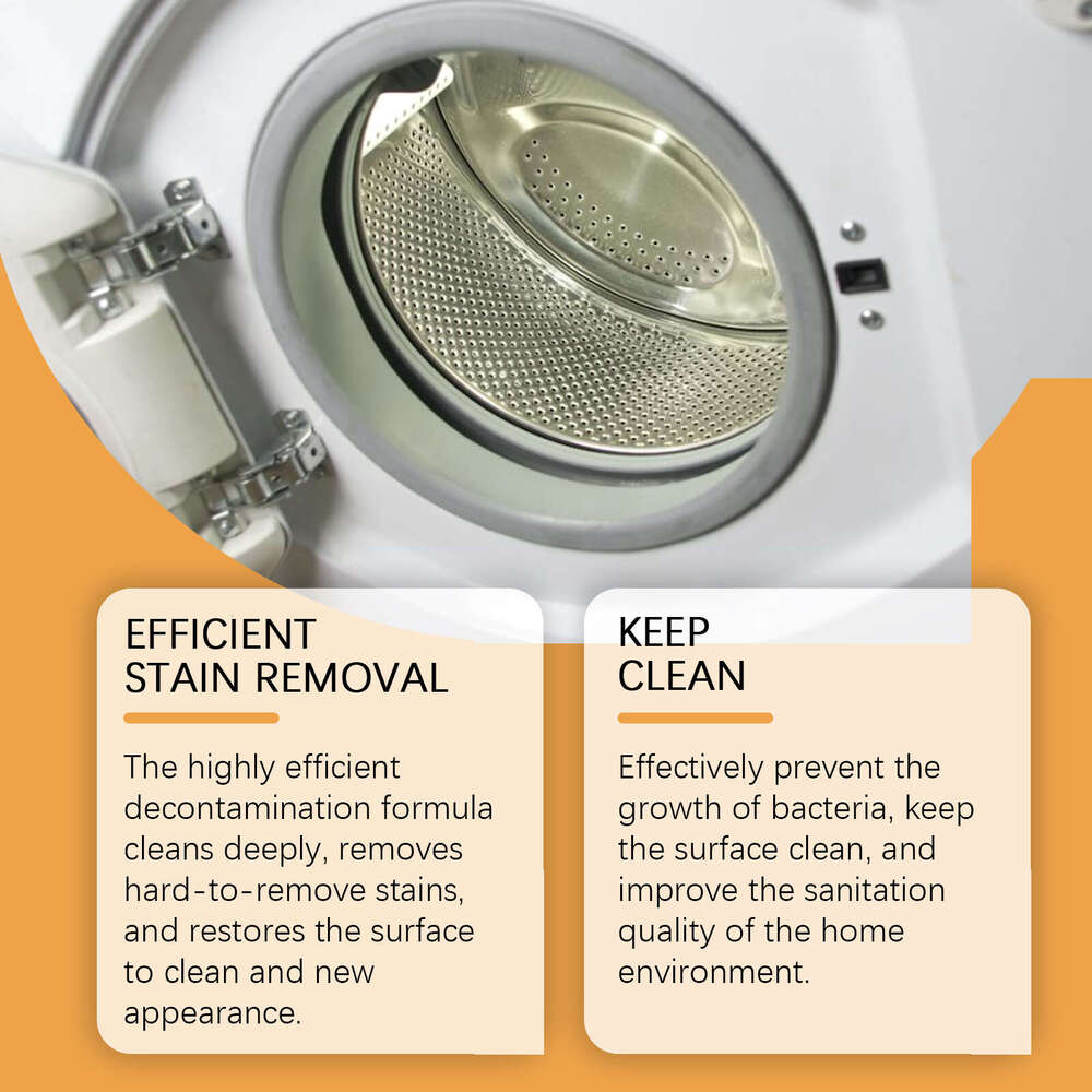 JAYSUING Stain Remover for Drum Washing Machine Gaps Bathroom Shower Stains Multi-Functional Cleaner S260202