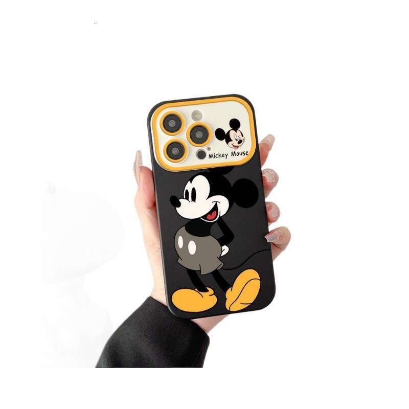 Couple Mickey Window Style Compatible with Apple 15 Phone Case iPhone 14 Pro Max Full Coverage 13 Silicone 11/X S260128