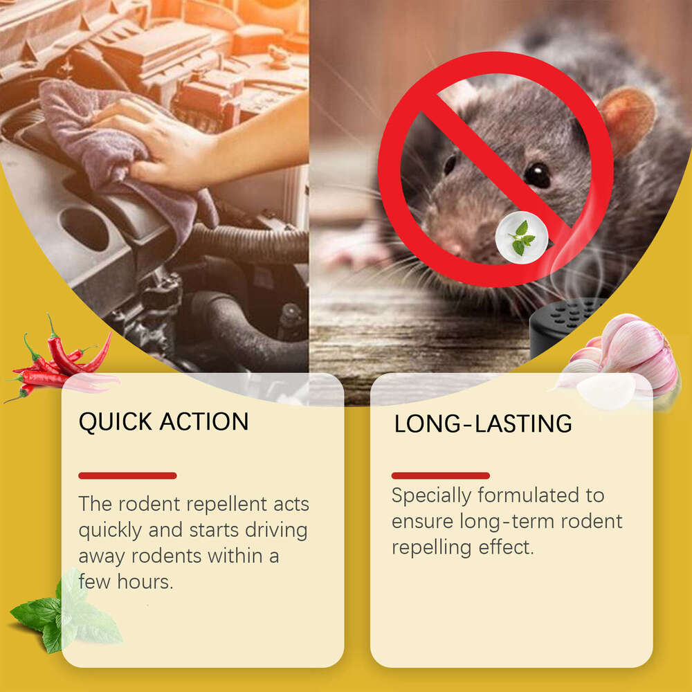 Home Outdoor Indoor Yard Easy to Use Mouse Repellent Pills S260202
