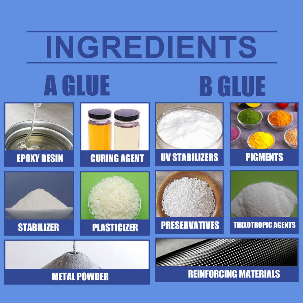 Industrial Grade Glue Agent Stainless Steel Copper Aluminum Metal Leak Repair S260202