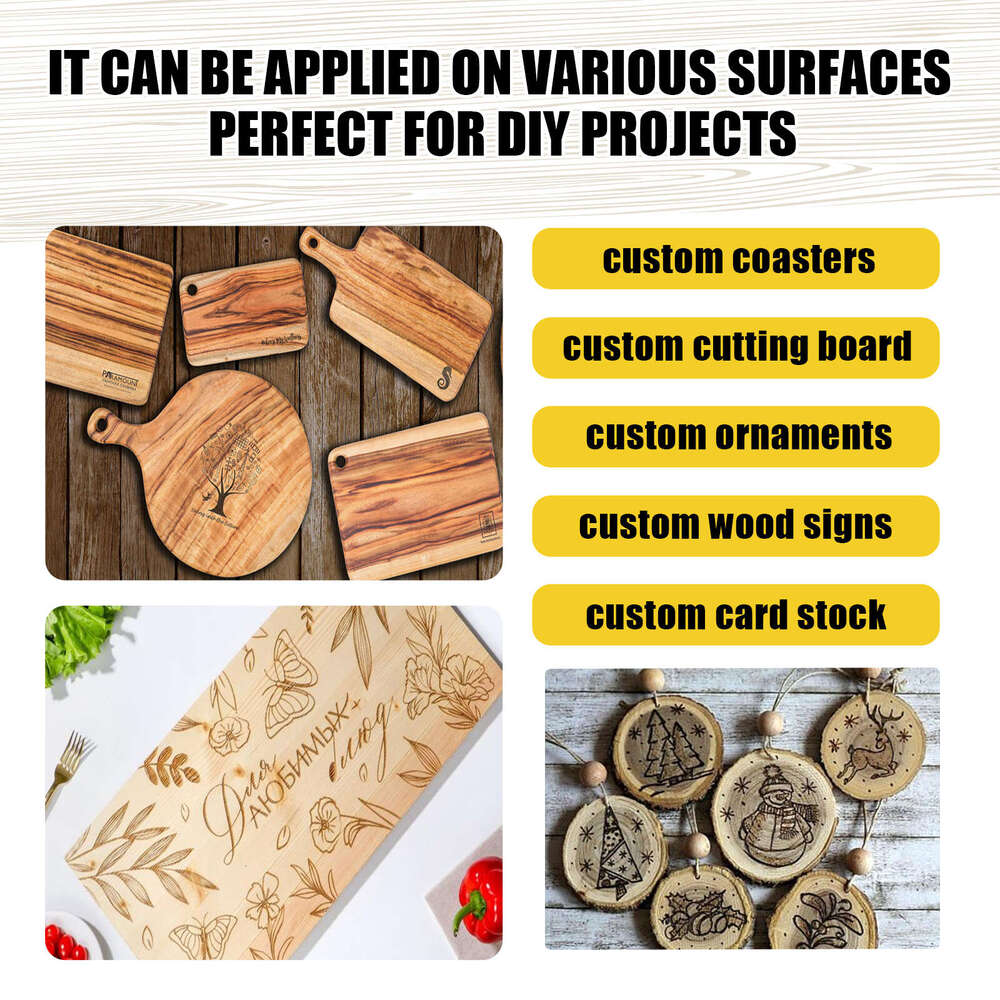Marker Wooden Coaster Cutting Board Pyrography Wood Burning Marking Pen S260202