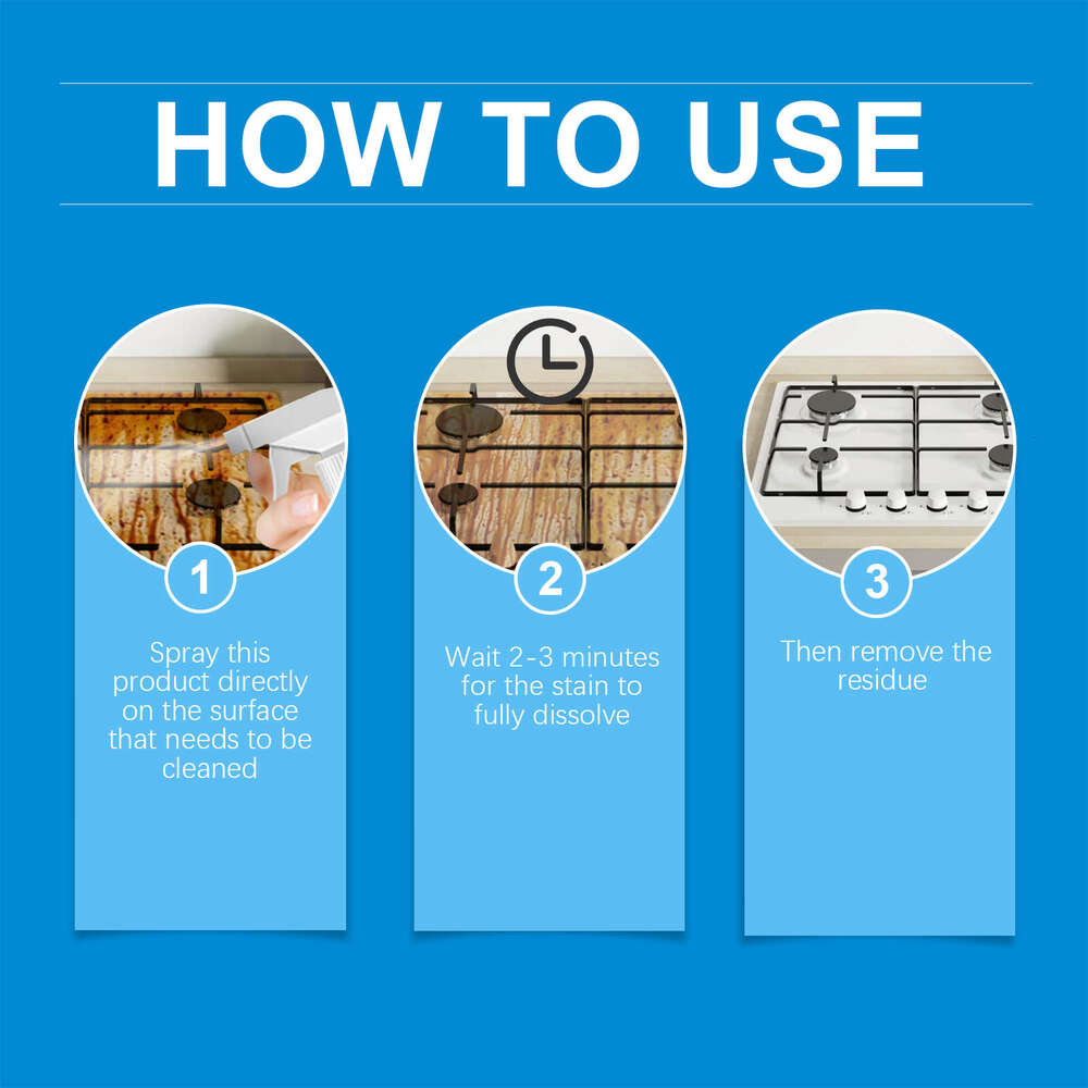 JAKEHOE Multi-Purpose Bathroom Kitchen Multi-Surface Stain Removal Cleaning Deodorizing Household Cleaner S260202