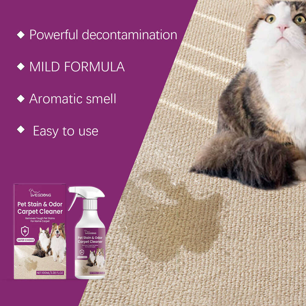 Yegbong Cat Dog Removal Deodorization Pet Stubborn Stain Carpet Cleaner S260202