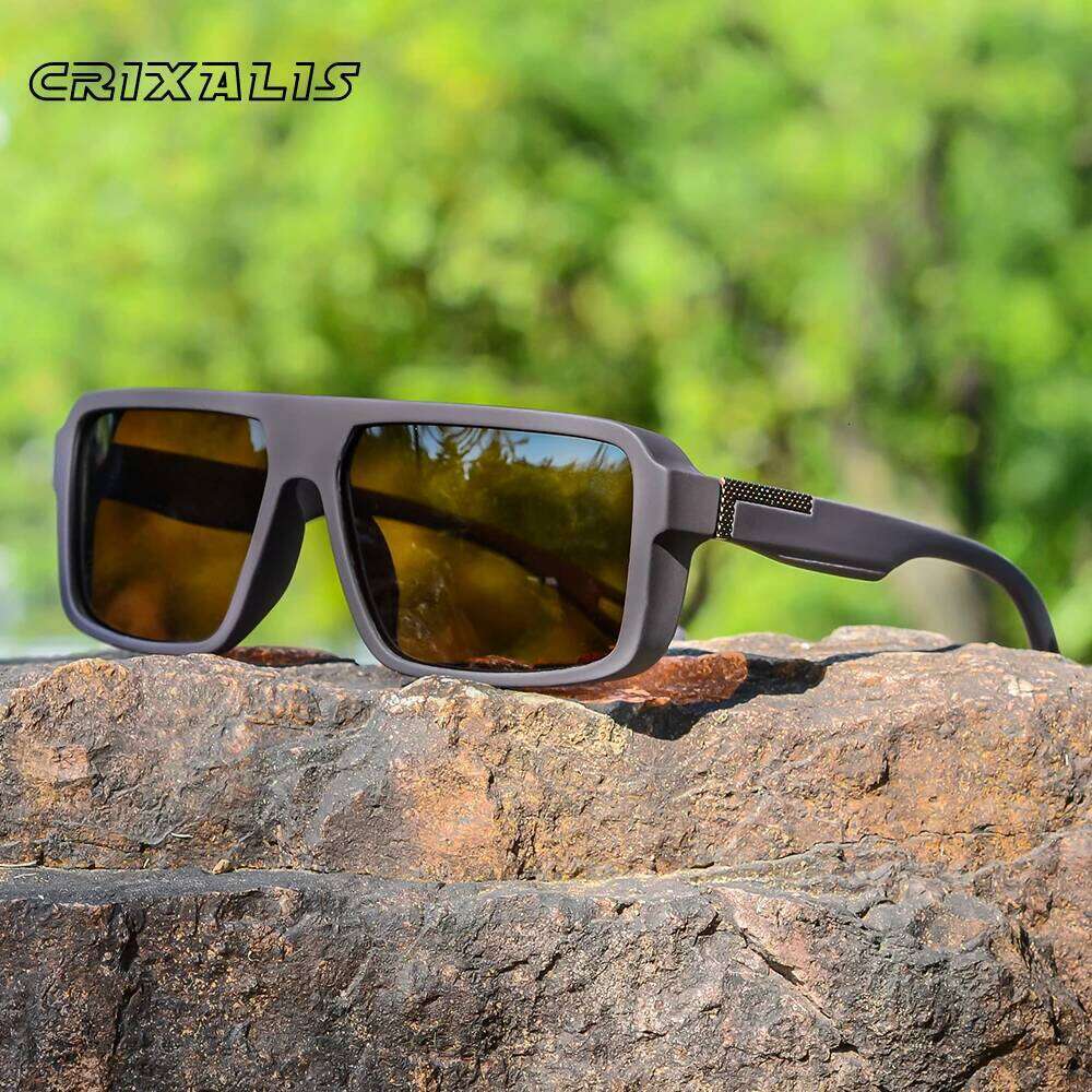 CRIXALIS Classic Square Polarized for Men Women Fashion Sports Sunglasses Male Vintage Outdoor Driving Fishing Shades H260202