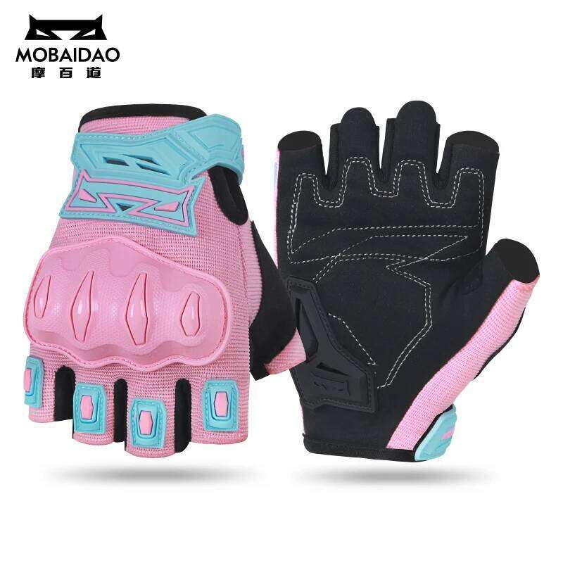 MBD Breathable Half Finger Gloves: Wear-Resistant Anti-Slip for Motorcycle, E-Bike & Cycling Riding XJ260202