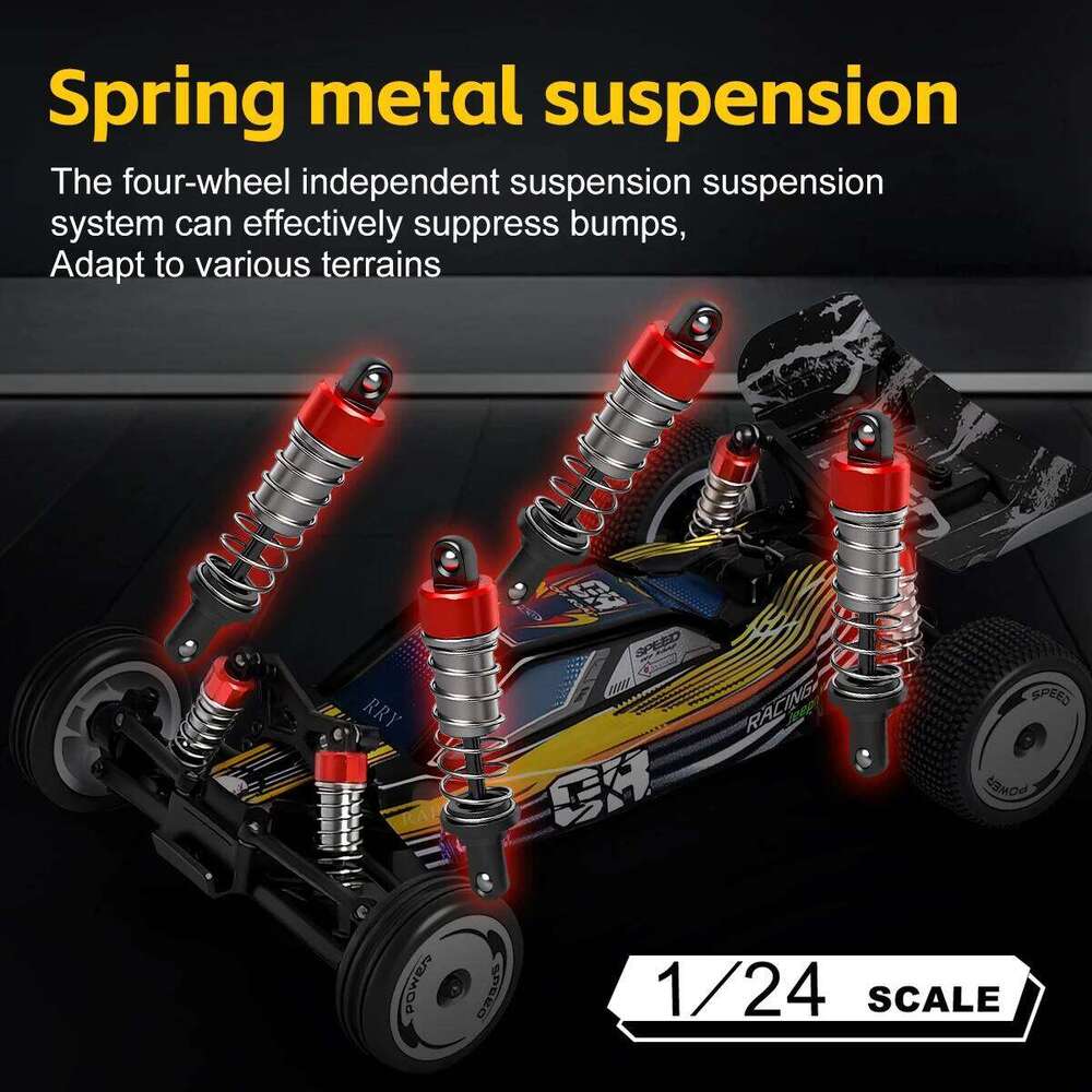 NEW WLtoys 244016 High Speed Remote Control Car 1/24 Scale 2WD Drift Racing Toy 2.4G All Terrain 25KM/H Christmas Gift Y260131