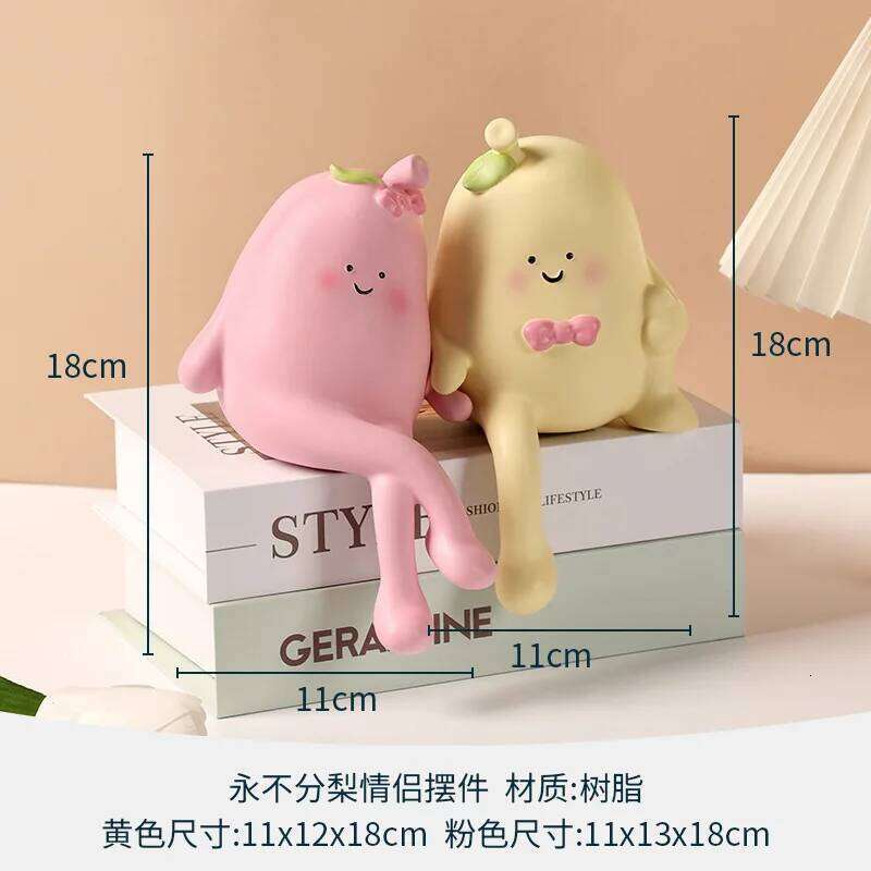 New Cute Hug Pear Creative Hanging Foot Doll Ornament Y260202