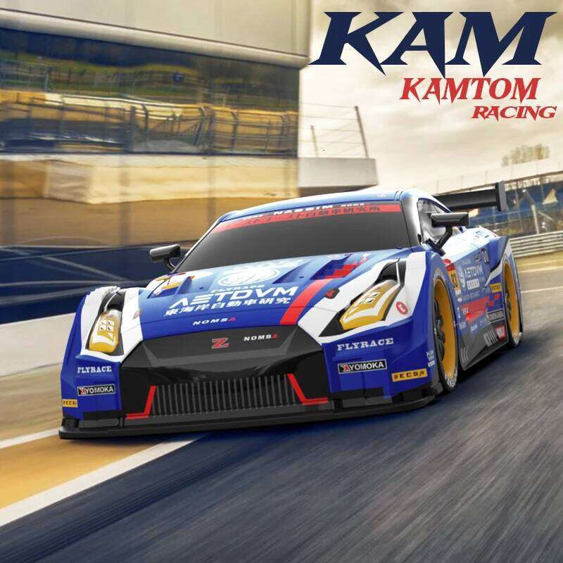 High-Speed Four-Wheel Drive Remote Control Drift Linkage Headlights 2.4G 1:16 PVC Shell Racing Children Toy Car Gift Y260131