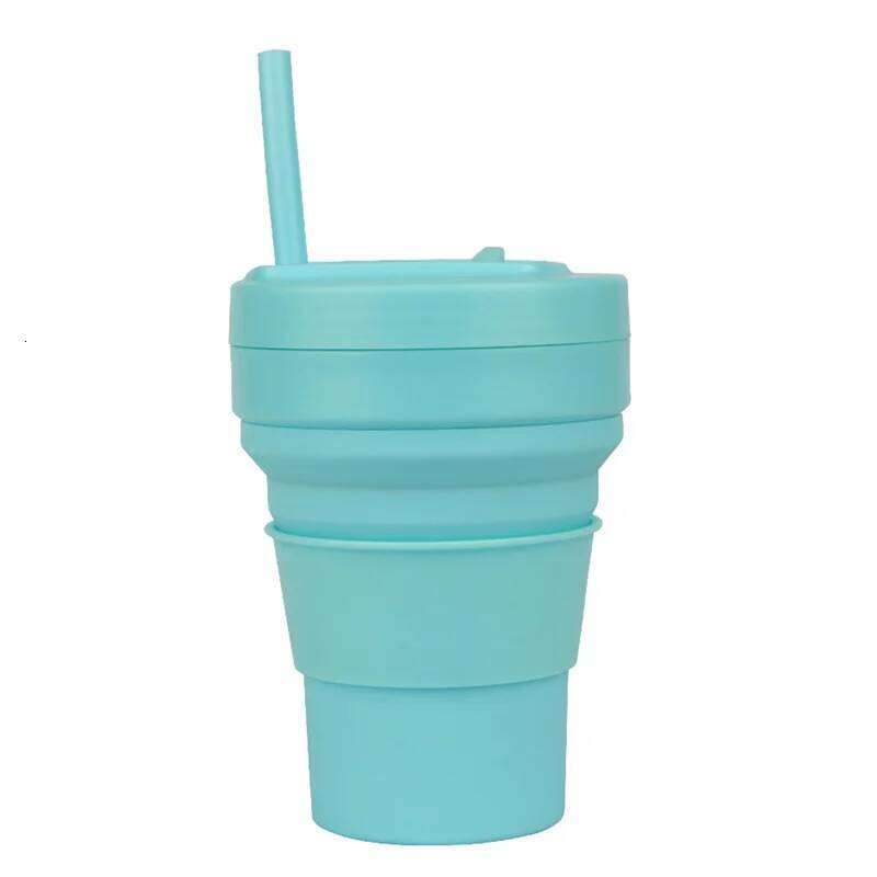 Silicone Coffee Cup,Portable & Reusable For Outdoor, Hiking, Daily Home Use, Eco-Friendly Folding Water Cup Z260202