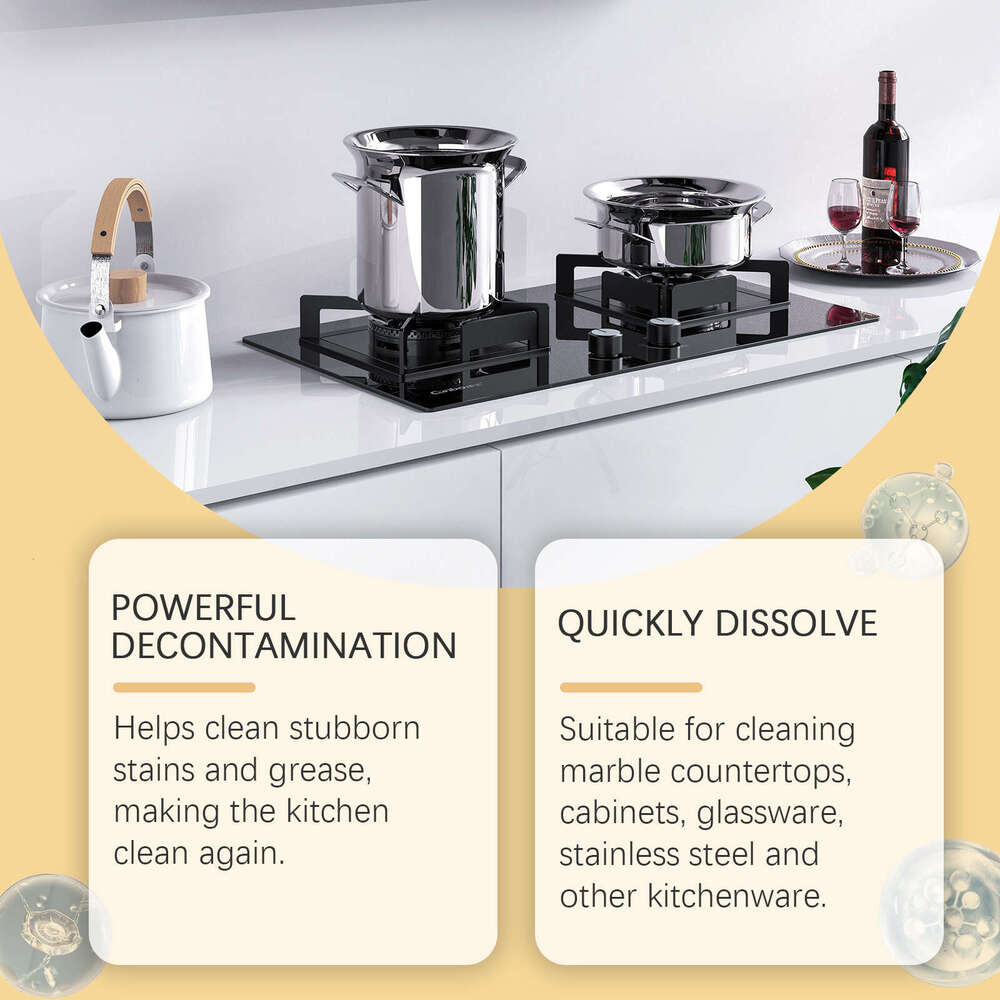 Jakehoe Grease Kitchen Utensils Stove Range Hood Degreaser Stain Remover Cleaner S260202