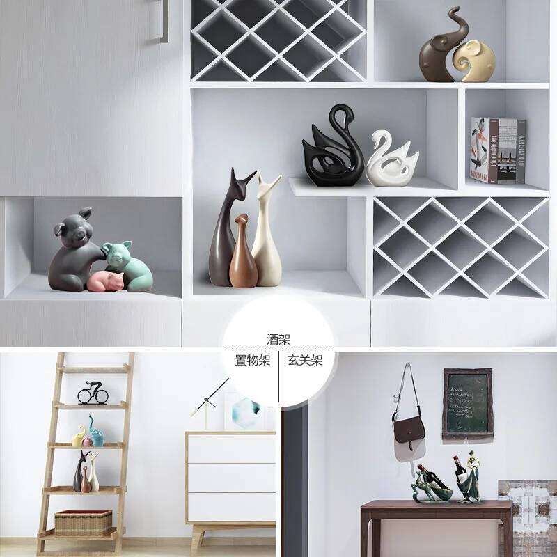 Decoration home modern luxury high-end European ceramic crafts decoration living room porch TV wine cabinet Y260202